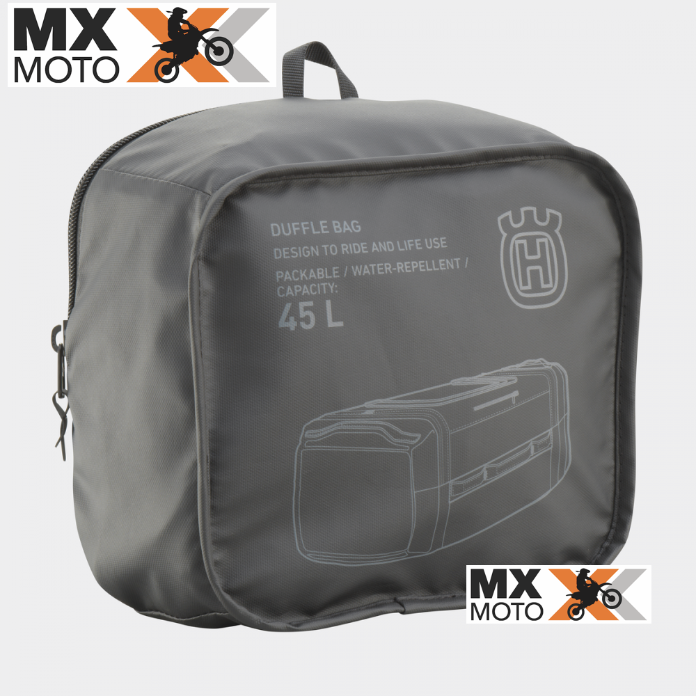 Mochila / Mala Original Husqvarna Duffle Preta e Cinza