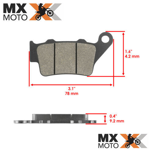 Do Khanh エイプ 2008 TYPE-05 SLIM TAPER PASTILHA FREIO DIANT YBR / FAZER / TWISTER / NINJA 250 DIANT. TRAS