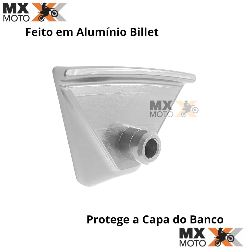 Frete Gratis PAC ) Trava de Banco em Alumínio ( Laranja / Preto