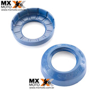 Conjunto de Tampas de Proteção do Rolamento da Roda Traseira Original Azul KTM / HUSQVARNA / HUSABERG - 26510915000HA
