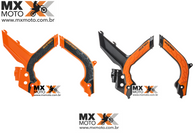 Protetor Quadro Acerbis X-Grip para KTM SX / SX-F / XC / XC-F - 2019 e 2022 / EXC e EXCF 2020 a 22  - Laranja/Preto ou Preto/laranja