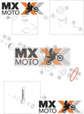Arruela de Pressão Do Virabrequim VSK 12 Original KTM 2T EXC / XCW / TPI - 2015 a 2025 - Husqvarna 2T TE/TX 14 a 25 - Husaberg 2T TE 11 a 14 - Gas Gas EC250/300 EX250/300 MC250 2021 a 2025 - 50230029012
