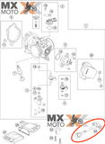 Sensor Roll Over Original KTM SX/XC/SXF/XCF 23 a 24 - EXCF/ EXC 2024 - Husqvarna FX/FX/TC/TX 23 e 24 - FE/TE 2024 - Gas Gas 4T MC/EC/EX 250/350/450F 2024 - 2T EC/EX 250/300 2024 - A46041088000