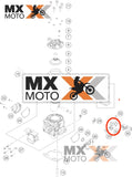 Conector do Sensor da Bomba de Óleo / Sensor de Pressão do Cilindro para modelos TBI - Original KTM / Husqvarna 2T ( INJETADAS ) TBI 250/300 2024 em diante  - Gas Gas EC/EX 250/300 - MC 125/250 24 em diante - A44041087000