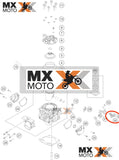 Sensor da Bomba de Óleo / Sensor de Pressão do Cilindro para modelos TBI - Original KTM / Husqvarna 2T ( INJETADAS ) TBI 250/300 2024 em diante  - Gas Gas EC/EX 250/300 24 em diante - A45041075000