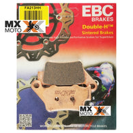 Pastilha de Freio Traseira EBC Sinterizada KTM 690 Enduro 08 a 23 - Triumph Tiger 800/900 - Honda CB500 - Yamaha XT600/660 - Husqvarna 701 Enduro 16 a 23 - BMW F700/750/800/850GS - Verificar Aplicação na Descrição - FA213HH