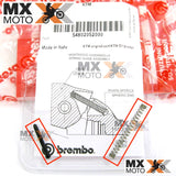 Mola e Pino De Retorno Manete de Embreagem Original Brembo KTM 06 a 25 - Husaberg TE/FE 14 -  Husqvarna 14 a 25 ( para cilindros Brembo ) - Gas Gas 21 a 25 ( para cilindros Brembo ) - 54802052000