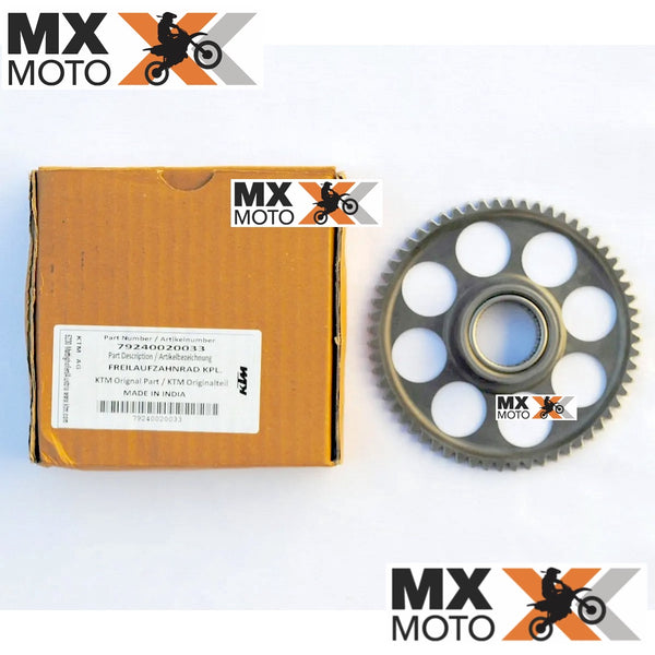 Engrenagem de Partida com Rolamento Original KTM 250/350 SXF/XCF 16 a 24 / EXCF 17 a 24 - Husqvarna 250/350 16 a 24 - GASGAS EC250F/350F EX250F/350F MC250F/350F 2021 a 2024- 79240020033