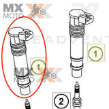 Bobina de Ignição / Cachimbo de Vela Original KTM 950/990/1190 2003 a 2016 - 60039006000