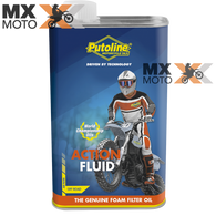 ( No pix R$ 110,00 ) Óleo Putoline Action Fluid 1 Litro para Filtro de Ar Espuma Motos Off Road / Filtro de Espuma e/ou Camisinha do Filtro Ar - 70005
