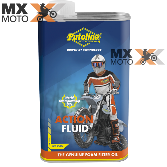( No pix R$ 110,00 ) Óleo Putoline Action Fluid 1 Litro para Filtro de Ar Espuma Motos Off Road / Filtro de Espuma e/ou Camisinha do Filtro Ar - 70005