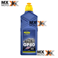Óleo Putoline Sintético GP80 ( 80W ) para Caixa de Cambio Motos 2 Tempos - Off Road, Ktm, Gas Gas, Husqvarna, Beta, Sherco - 70172