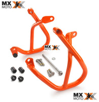 Protetor de Motor Inferior Laranja ( Gaiola Tubular ) Original KTM 690 ENDURO R / SMC R 2019 a 2023 - 76912968044EB