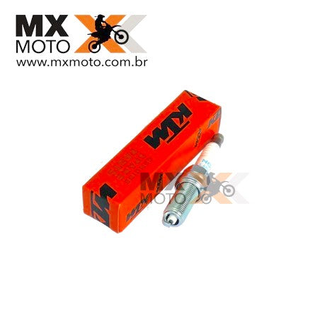 Vela de Ignição ORIGINAL NGK para KTM 4T EXCF 450 / 500 20 a 25 - Husqvarna 4T FE 450/501 20 a 26 - Gas Gas EC/ES 450/500 24 a 26 - LZMAR8BI-10 / 79739093000