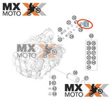 Tampa / Bujão do Óleo M17 Original KTM 4T 400/450/530 2008 a 2011 - Husqvarna 4T FE 390/450/570  2009 a 2012 - 78038018000