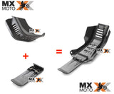 Protetor de Motor Original (Com Proteçāo Link) para KTM 4T 250/350/450 SXF/XCF 23 a 25 - 4T 250/350/450 EXC-F 2024 a 2025 / HUSQVARNA 4T 250/350/450 FC/FX 23 a 25 - FE 250/350/450 2024 / GAS GAS 4T MC125/250/250F/350F/450F 2024 - A46003090544