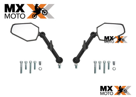 ( PAR ) Doubletake Mirror Modelo Novo - Espelho Retrovisor para Motos de Aventura - DTM-A (Cópia)