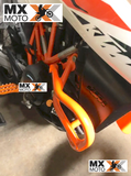 Protetor de Motor Inferior Laranja ( Gaiola Tubular ) Original KTM 690 ENDURO R / SMC R 2019 a 2023 - 76912968044EB