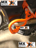 Protetor de Motor Inferior Laranja ( Gaiola Tubular ) Original KTM 690 ENDURO R / SMC R 2019 a 2024 - 76912968044EB