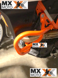 Protetor de Motor Inferior Laranja ( Gaiola Tubular ) Original KTM 690 ENDURO R / SMC R 2019 a 2023 - 76912968044EB