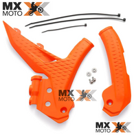 ( No PIX R$ 349,00 ) Protetor Quadro Original Laranja KTM SX / SX-F / XC / XC-F - 2023 a 2025 / EXC e EXCF 2024 a 2026 - A46003094000EB