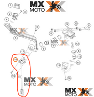 Sensor De Oleo Original KTM 2T EXC 150/250/300 2024 / HUSQVARNA 2T TE 150/250/300 2024 / GAS GAS 2T EC 250/300 2024 - A45038062000