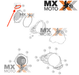 O´ring / Anel de Borracha Tampinha da Embreagem 19,00X3,00 NBR Original KTM 2T e 4T 2000 a 2025 - Husqvarna 2T e 4T 14 a 25 - Husaberg 2T e 4T - Gas Gas 2T e 4T 21 a 25 - 0770191015