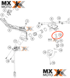 Filtro De Óleo (tela) Motos 2T Original para KTM 2T XC / EXC / TPi / TBi 150 a 300 2020 a 2024  / HUSQVARNA 2T TE / TPi / TBi 150 a 300 2020 a 2024 / GAS GAS 2T TBi / TPi /  EC / EX 250/300 2021 a 2024 - 61238016100 / 61238016200