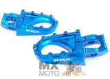 Pedaleira em Alumínio BMS MT ( deslocada para trás ) para KTM SXF / XCF 23 a 25 - EXC TBi / EXCF 2024/25 - HUSQVARNA FX / TC / TX 23 a 25  - FE / TE 2024/25 - GAS GAS Todas 2T e 4T 250/300/350 2024 e 25