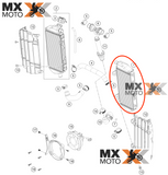 ( NO PIX R$ 1699,00 ) Radiador Lado Esquerdo Original KTM 2T 300 EXC 2024 /4T 250 SXF  23 e 24 / 4T 250, 350 EXCF, 450 SXF 2024 - Husqvarna 2T/4T 23/2024 - Gas Gas 2T/4T 23/2024 - A46035007000