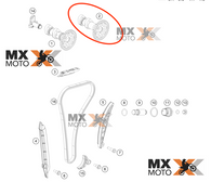 Comando de Válvulas Exaustāo Original KTM EXCF 250 EXCF 20 a 23 - Husqvarna FE 250 20 a 23 - Gas Gas EC250F 21 a 23 - 79036110100