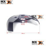 Protetor Disco de Freio Dianteiro Preto com Suporte Incluído compatível com KTM 2T/4T 2016 a 2024 - Husqvarna 2T/4T 16 a 24 - Gas Gas 2T/4T 21 a 24
