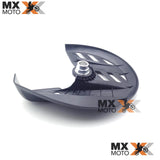 Protetor Disco de Freio Dianteiro Preto com Suporte Incluído compatível com KTM 2T/4T 2016 a 2024 - Husqvarna 2T/4T 16 a 24 - Gas Gas 2T/4T 21 a 24