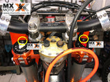 ( PAR ) Mini Válvula Retirar Ar Suspensão Dianteira - Alívio suspensão WP dianteira - Original WP para  KTM 08 a 24 / Husqvarna 14 a 24  / GAS GAS  21 a 24 - 79101900100