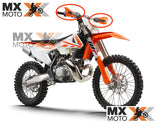 Kit Protetor de Mão / Manete Aberto com suportes LARANJA KTM Original 2014 a 2024 - 7770217900004 ou 79602979000EB