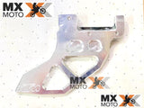 Protetor de Disco Freio Traseiro Aluminio Anodizado Prata Réplica KTM 2004 a 2024 - com Logo KTM