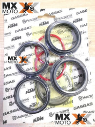 Kit de Retentores, Guarda Pó, Travas para Suspensão Dianteira 48mm Original WP SKF KTM 125 a 1190 16 a 22 , HUSQVARNA 125 a 701 16 a 22 - RP10012T / RP10048T