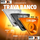 ( Frete Gratis PAC ) Trava de Banco em Alumínio ( Laranja / Preto / Prata ) BMS para KTM SX/XC/XCF/SXF 23 a 25 / EXCF/EXC 24 a 26 - MXF 2026