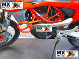 Protetor de Motor Inferior Laranja ( Gaiola Tubular ) Original KTM 690 ENDURO R / SMC R 2019 a 2023 - 76912968044EB