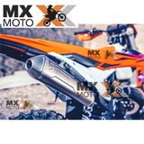 ( No PIX R$ 6999,00 ) Ponteira AKRAPOVICK Titanium KTM 2T EXC TBi 250/300 24 e 25 - SX 23 e 25 / Husqvarna 2T TE TBi 250/300 24 e 25 - TX 300 23 a 25 / Gas Gas 2T 250/300 TBi 2024 e 25 - A45005979000