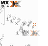 ( 01 ) Parafuso Pedal de Marcha Original TX30 M6X15 para KTM  / HUSQVARNA / HUSABERG / GAS GAS - 0024060156S