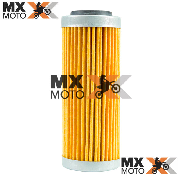 Filtro de Óleo de Papel Longo Maxima Pro Filter 780-0106 = ( 77338005100 ) para KTM SXF/XCF/XCFW/EXCF 250 a 500 - 2007 a 2024 - Husqvarna FE/FC/FX 250 a 501 14 a 24 – Gas Gas EC250F/350F EX250F/350F/450F MC250F/450F 2021 a 2024