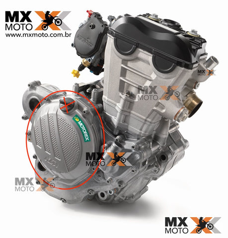 Tampa da Embreagem Original KTM 4T 250 EXCF 2017 a 2022 / 350 EXCF 20 a 23 - 7923012604415