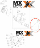 Junta Grande da Embreagem Original KTM 4T 250/350 SXF e XCF 23 a 25 / EXCF 250/350 2024 - Husqvarna FE 250/350 2024 / FC 250/350 23 a 25 - GAS GAS EC250F/350F EX250F/350F MC250F 2024 - A46030025000