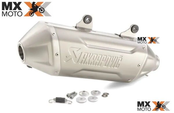 Ponteira Akrapovick 4T Titanium Ktm Exc-F 250 350 A 500 2024 / Husqvarna Fe 350/501 - Gas