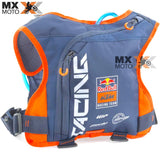 ( No Pix R$ 699,00 ) Mochila de Hidratação Original KTM Team Red Bull Erzberg 1 Litro Modelo 2024 (Azul e Laranja) - 3RB240001600