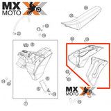 PAR Aletas / Abas do Tanque Original Husaberg 2009 A 2012  ( Sem Adesivos ) - 8120805400068