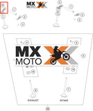 Balancim Comando da Válvula Escape ORIGINAL KTM 4T 250 EXCF 14 a 16 - EXCF 350 17 a 23 - 350 SXF 16 a 22 / Husqvarna FE 250 14 a 16 - FE 350 17 a 23 / Gas Gas EC - EX - MC - 350 21 a 23  - 77736060000