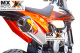 Ponteira FMF Factory 4.1 Aluminio RCT e Ponta Fibra de Carbono KTM 4T 250/350/450/500 EXCF 2020 - HUSQVARNA FE 250/350/450/501 2020 - GASGAS EC250F/350F 2021 a 23 - 045647 - 79-40645