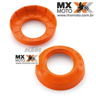 Conjunto de Tampas de Proteção do Rolamento da Roda Traseira Original Laranja KTM / HUSABERG /  HUSQVARNA - 79610915000EB